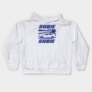 Subie blue print Kids Hoodie